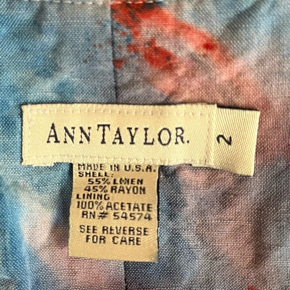 Fitted sleeveless 🌈 ice dyed linen grateful silk Jerry Garcia tie bolt 💀⚡️vest - Picture 9 of 9